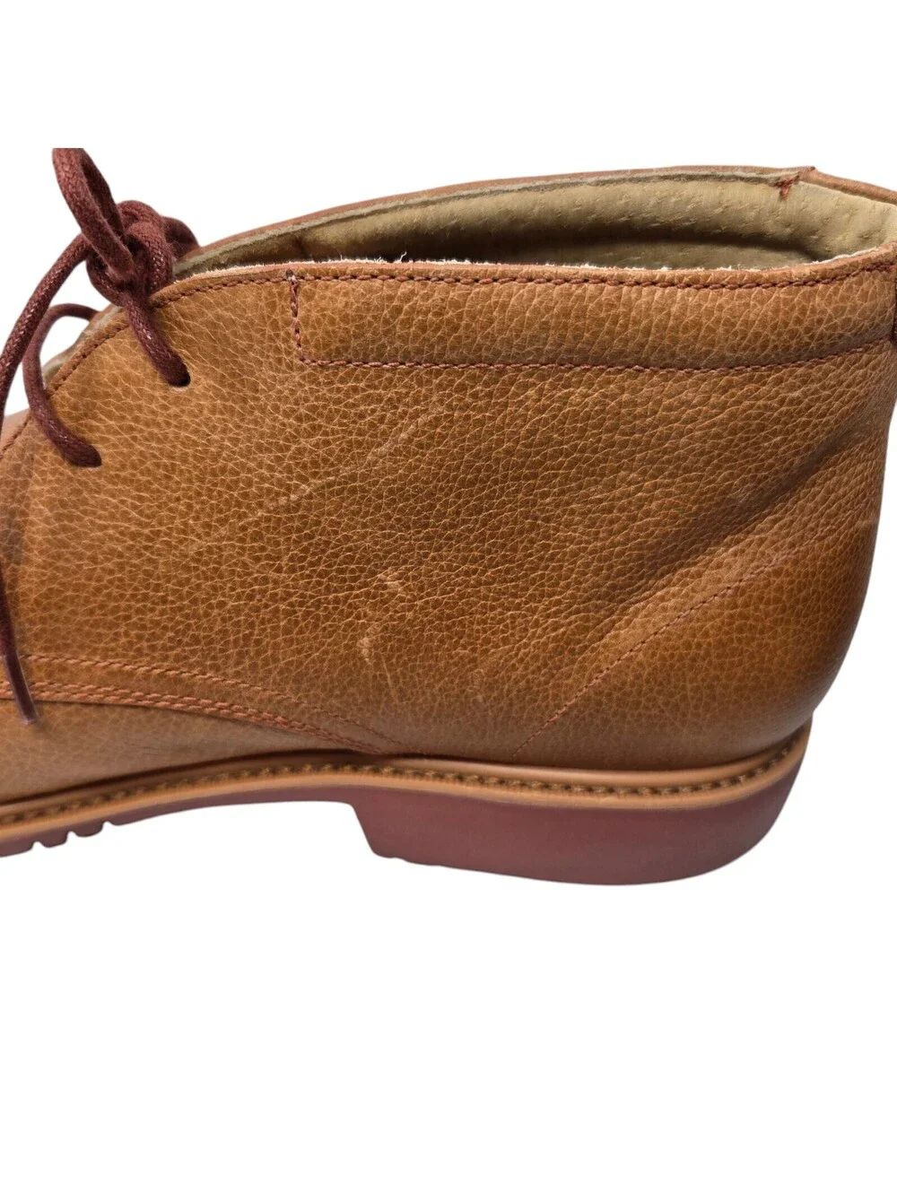 Cole Haan Mens Great Jones Chukka II Lace Up Boots British Tan Sz 11M